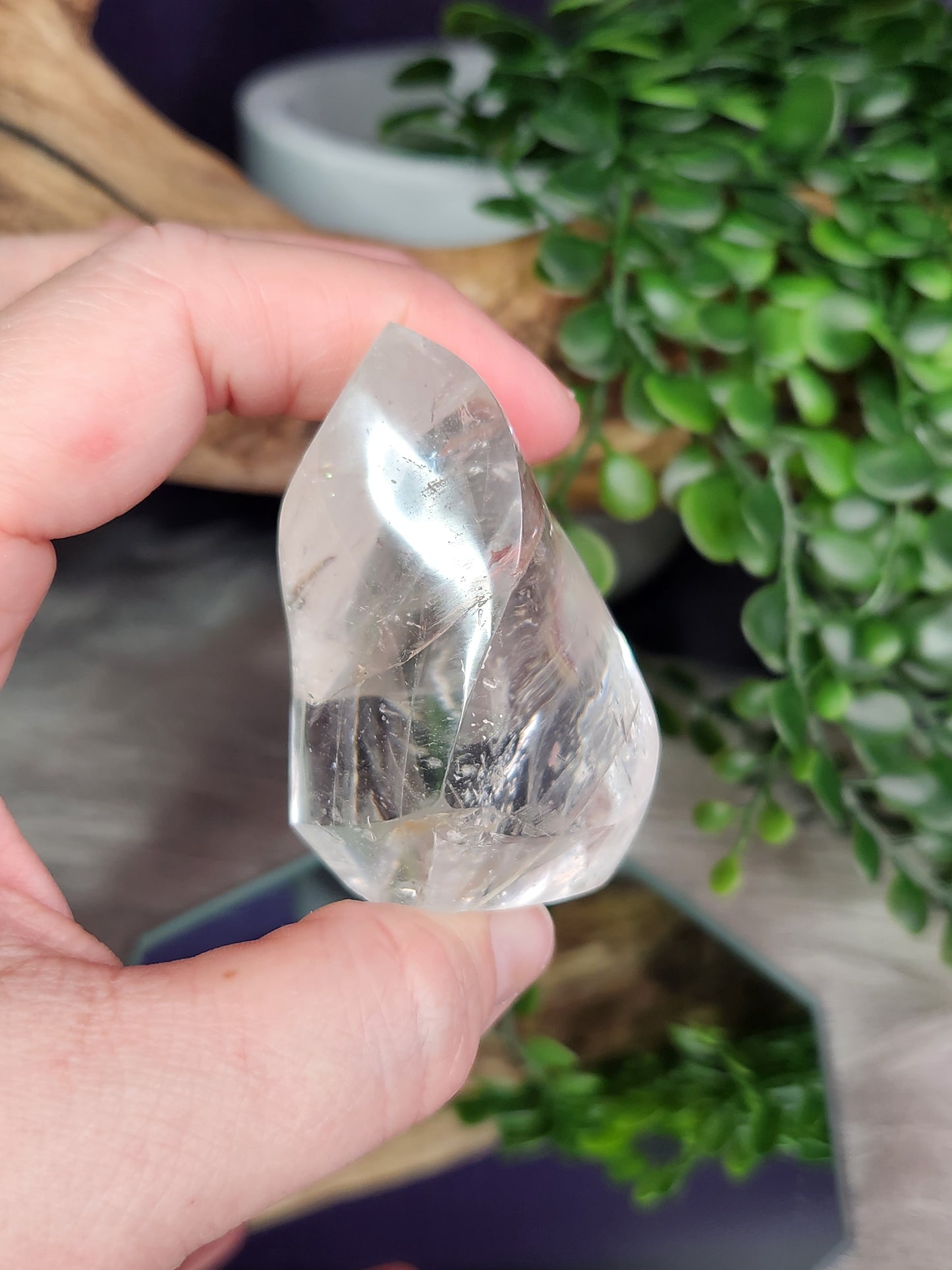 Clear Quartz | Flames
