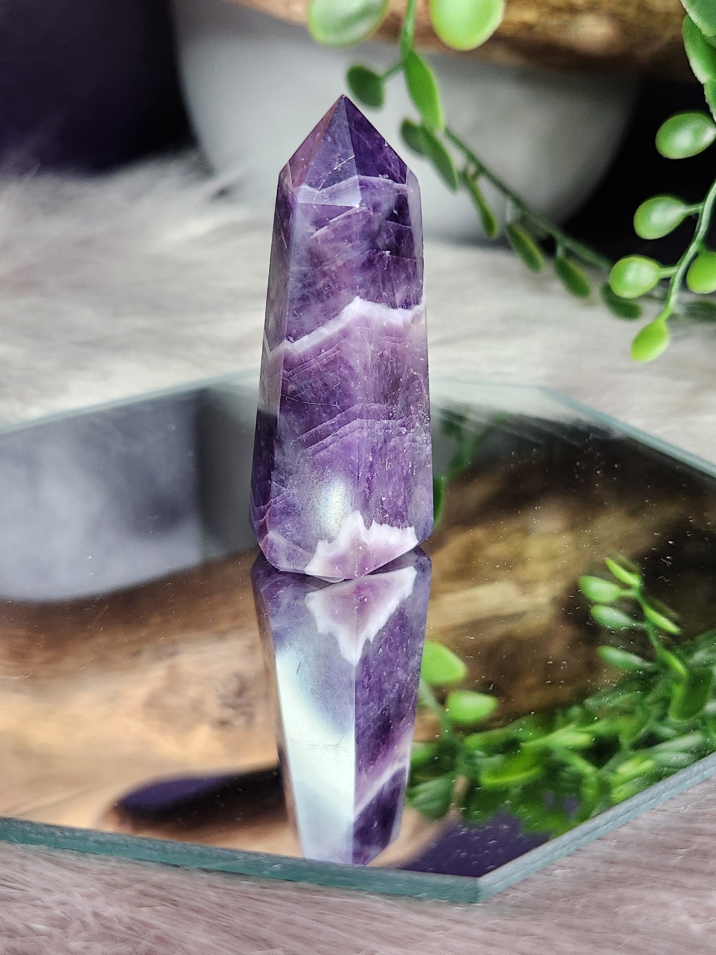 Chevron/Dream Amethyst | Mini Towers