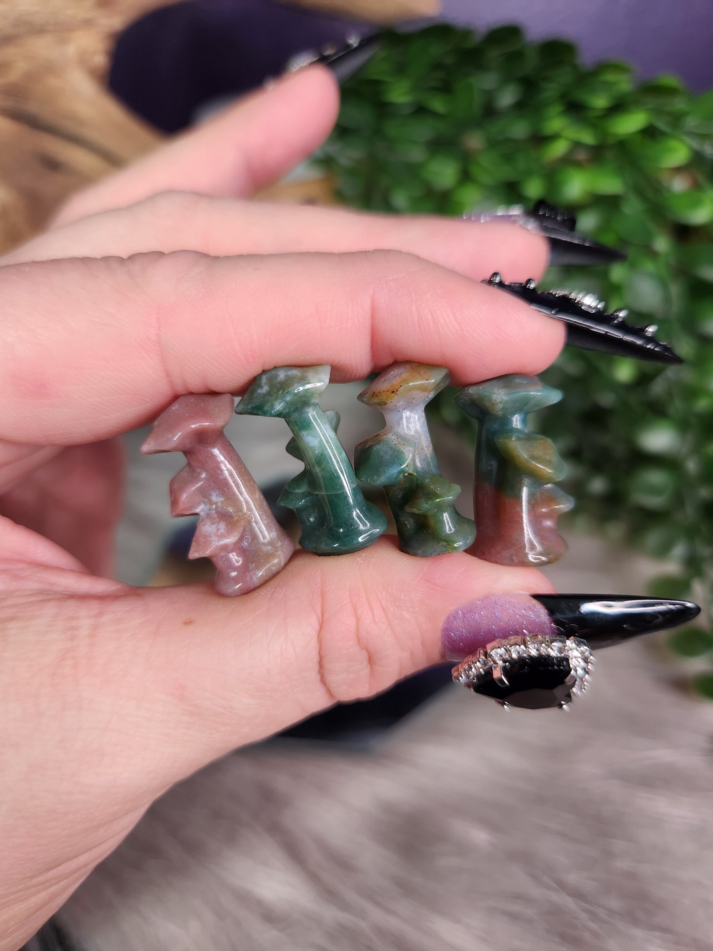 Ocean Jasper | Mini Mushroom Huddles