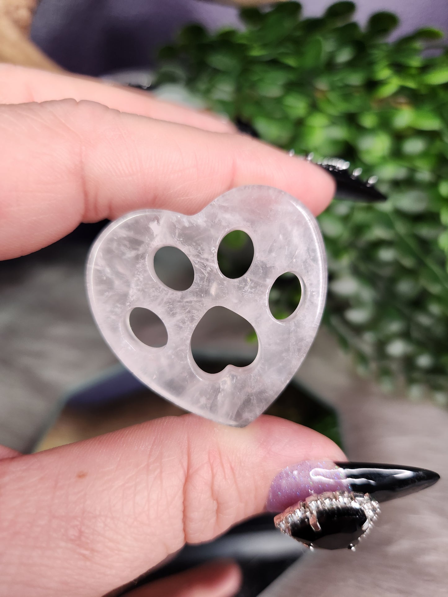 Rose Quartz | Love Heart Pet Paws
