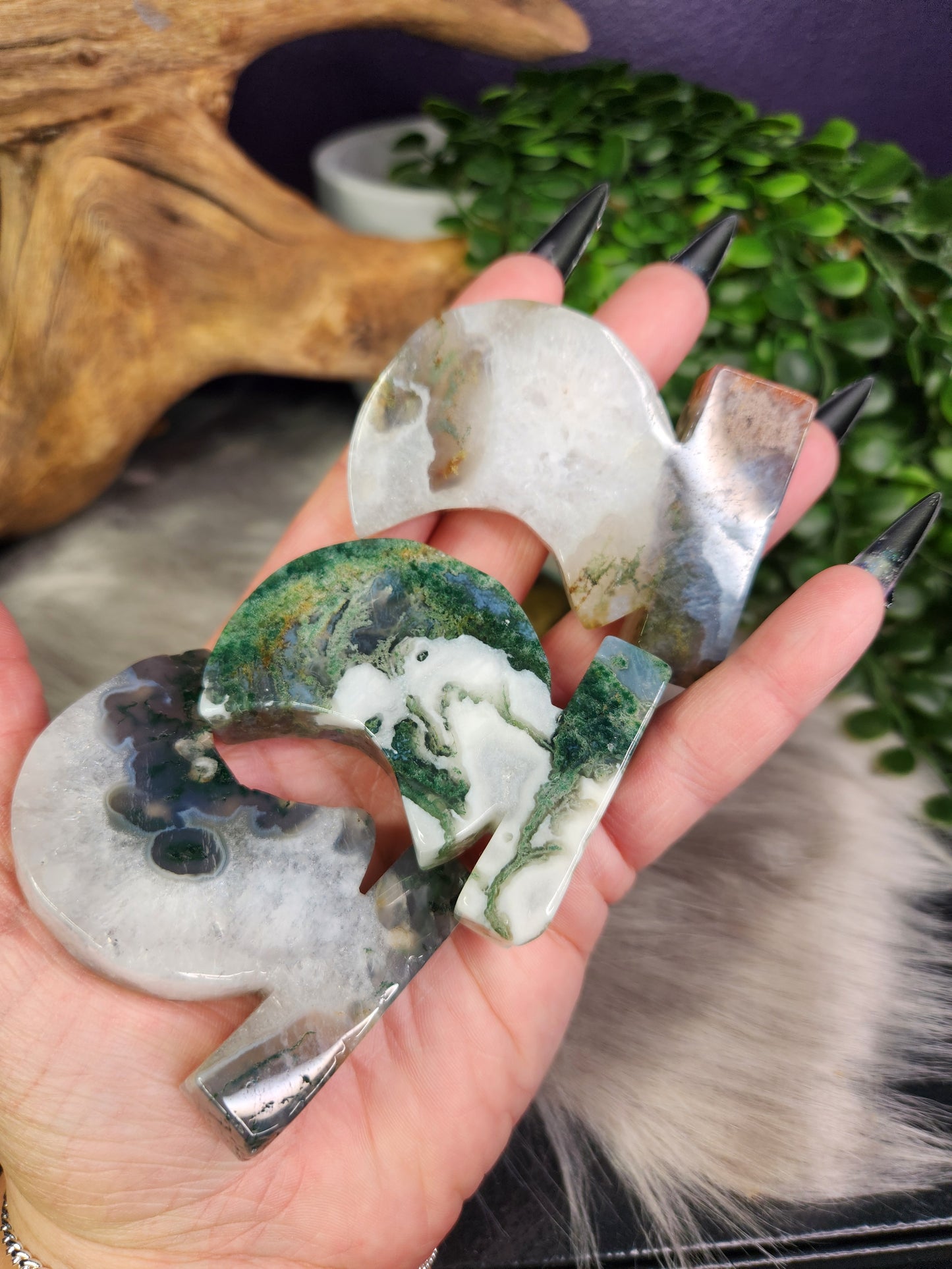 Moss Agate | Standing Moon
