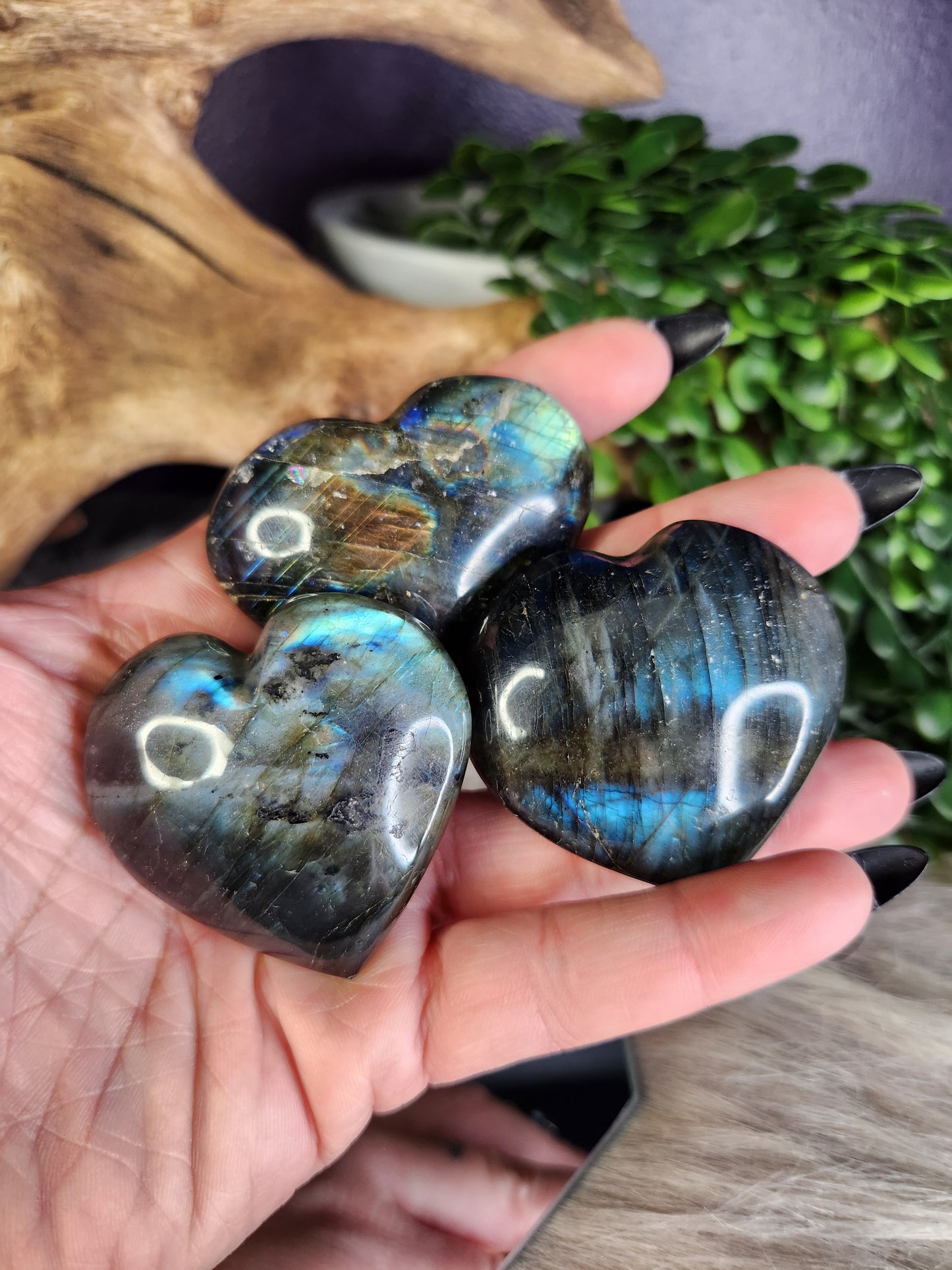 Labradorite | Heart Palmstones