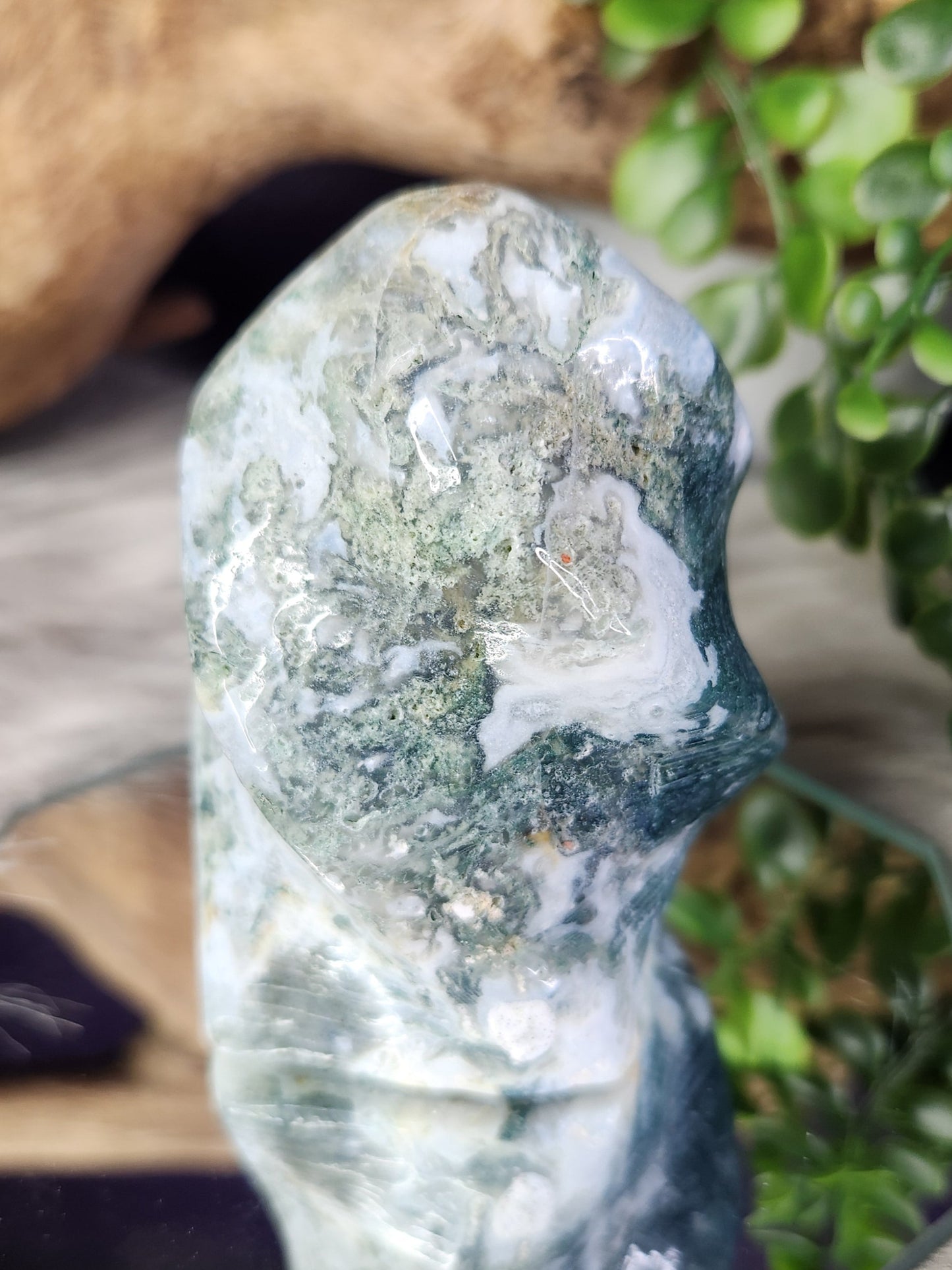 Moss Agate | Flames