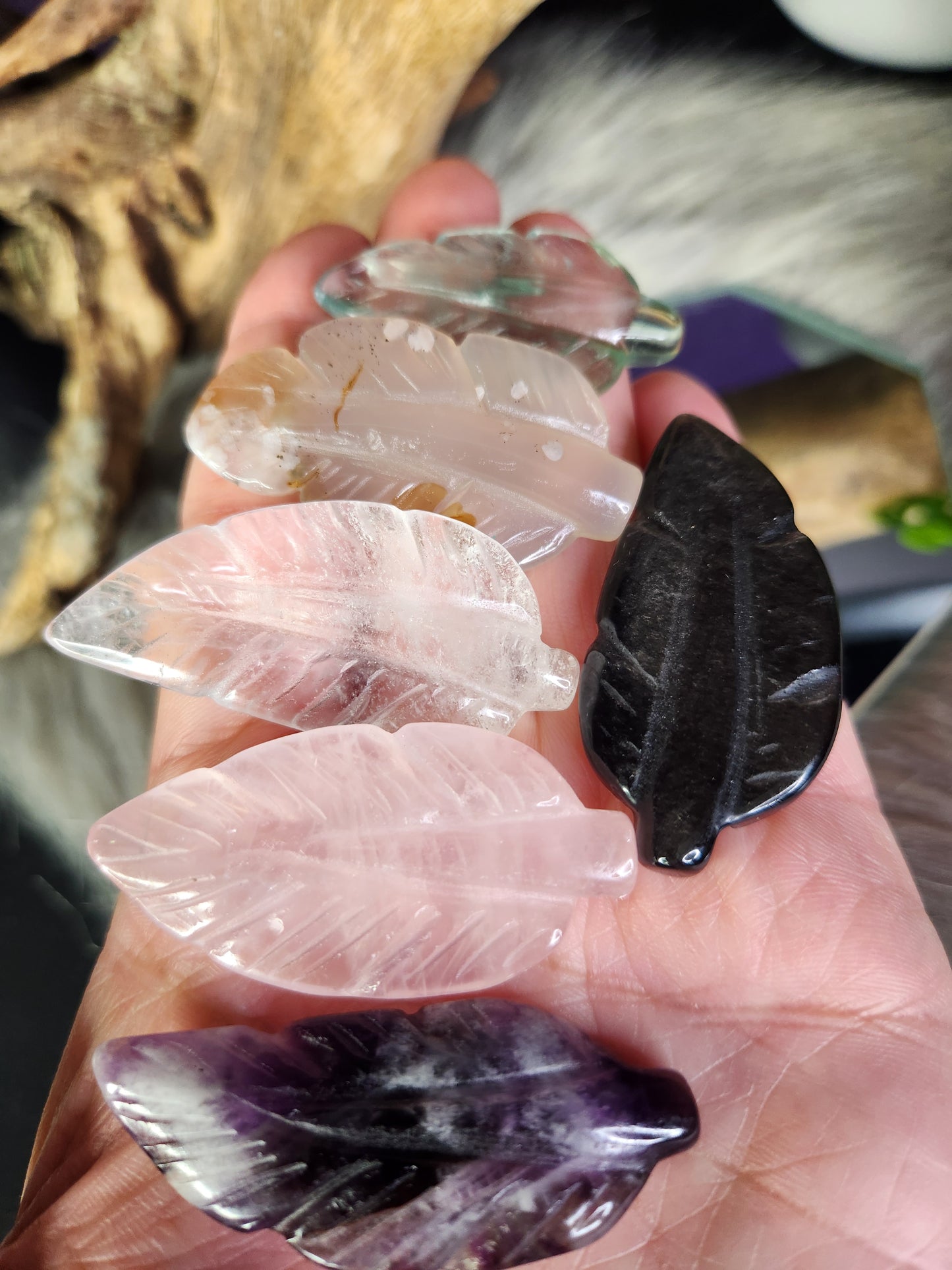 Mixed Material | Feather Carvings