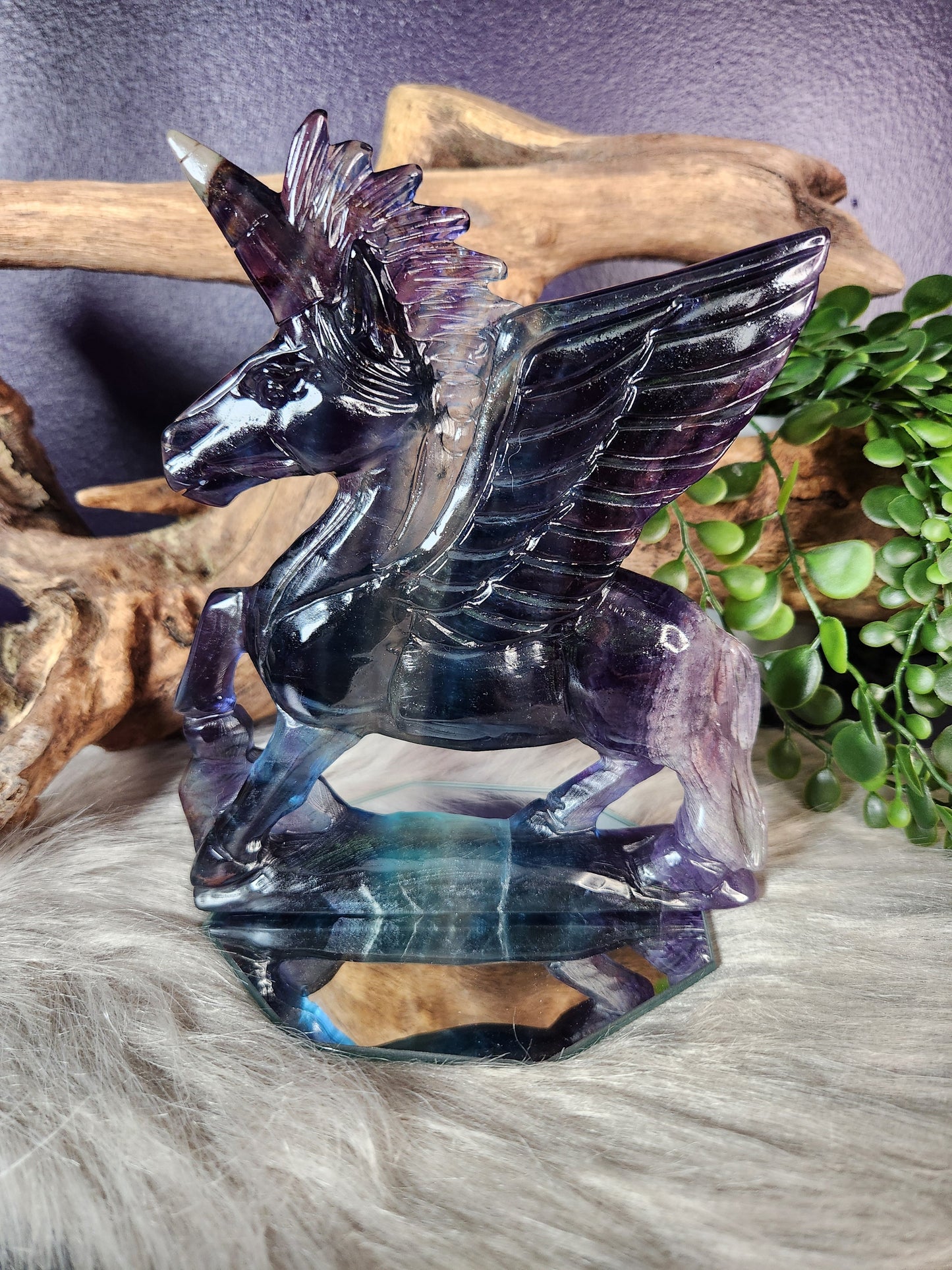 Candy Fluorite | Winged Unicorn