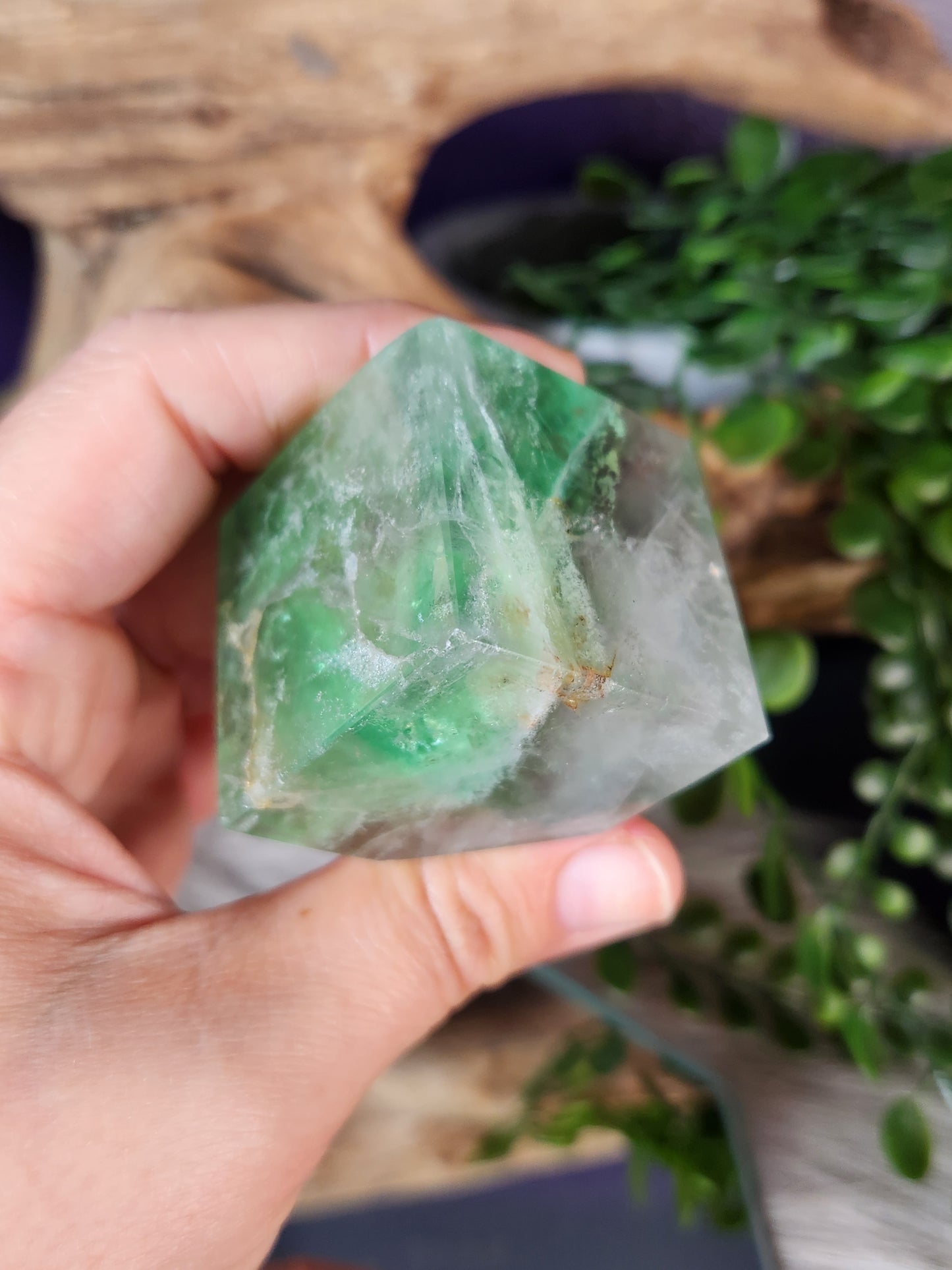 Green Fluorite | Standing Cubes