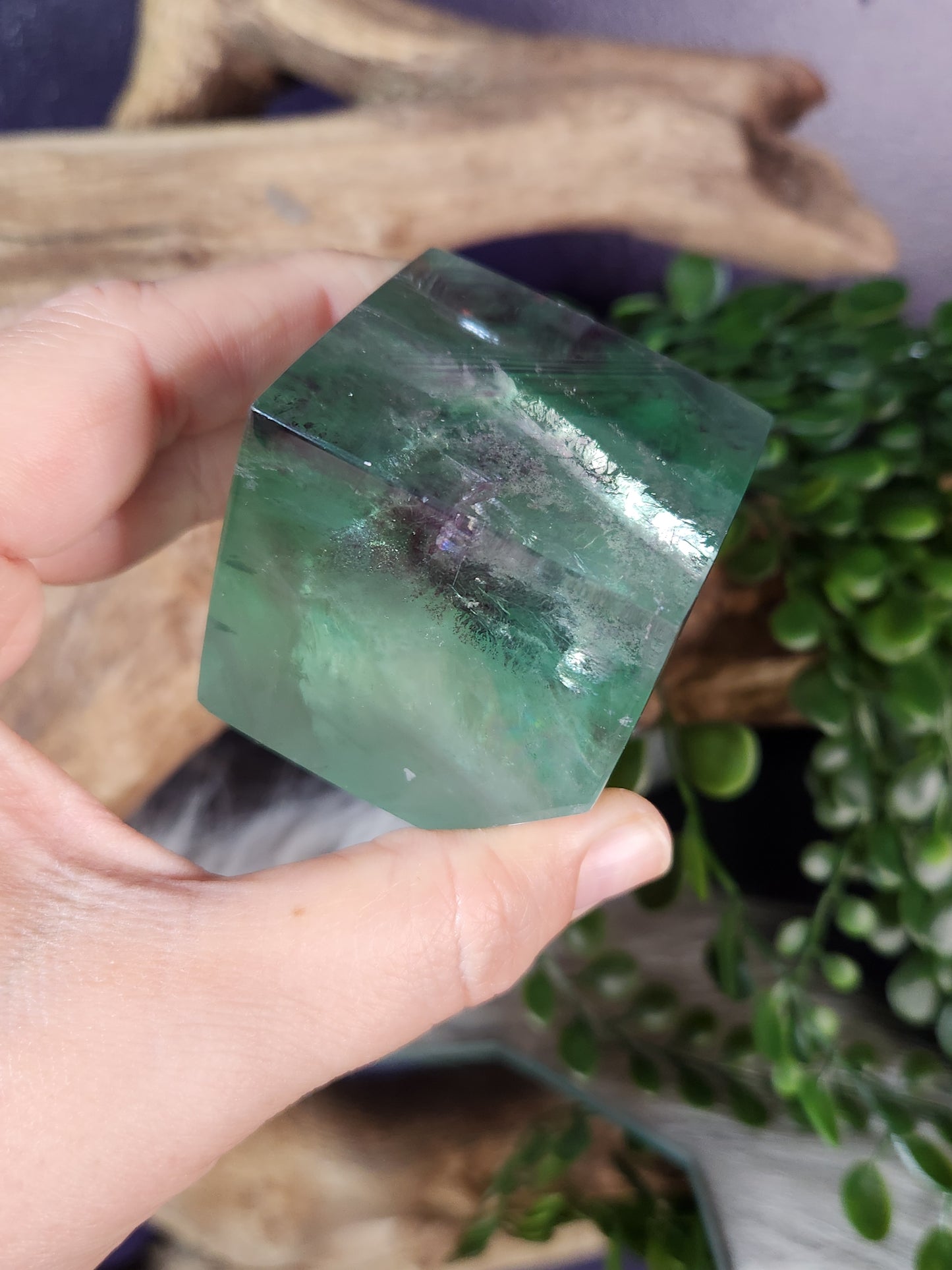 Green Fluorite | Standing Cubes