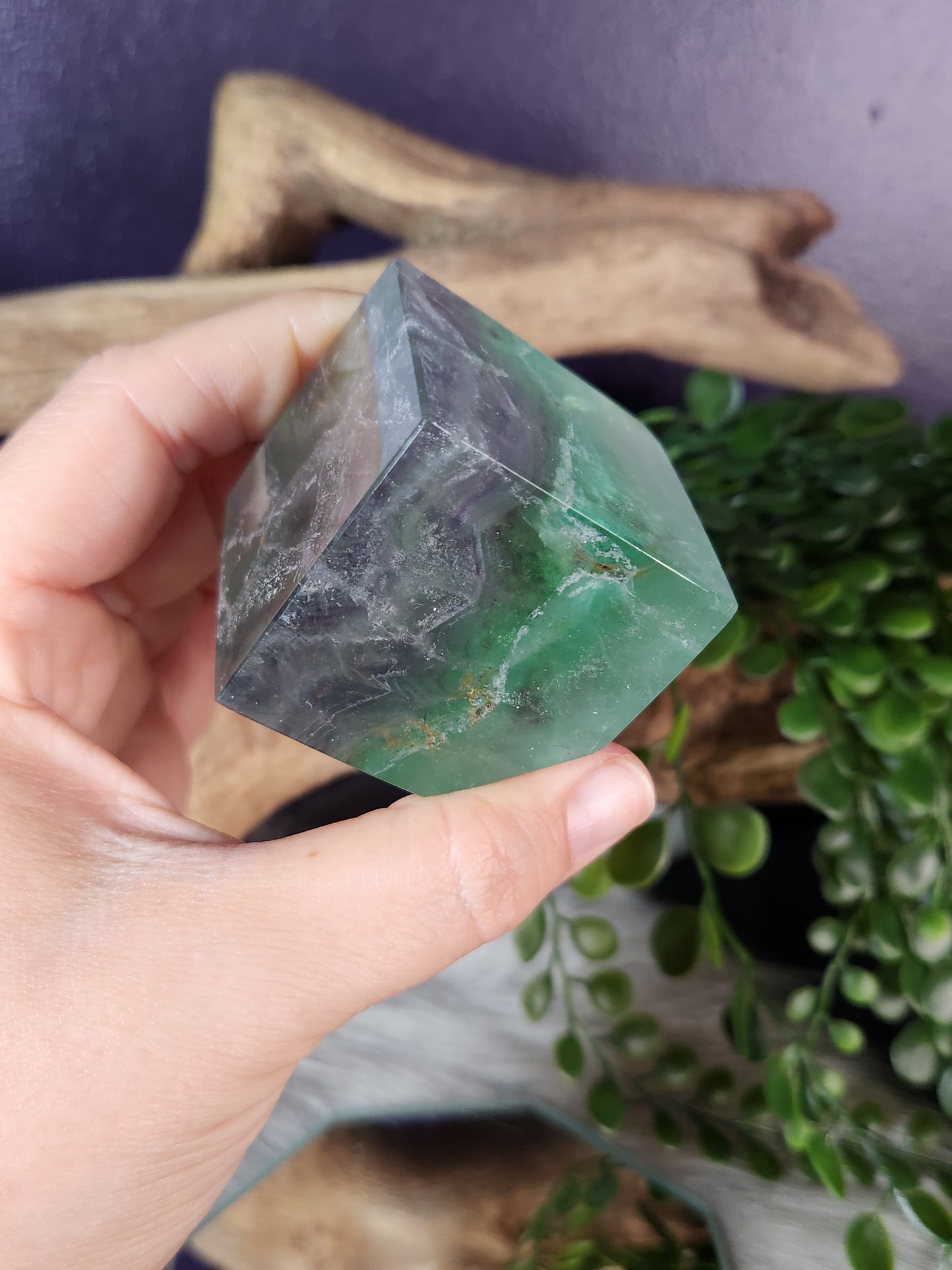 Green Fluorite | Standing Cubes