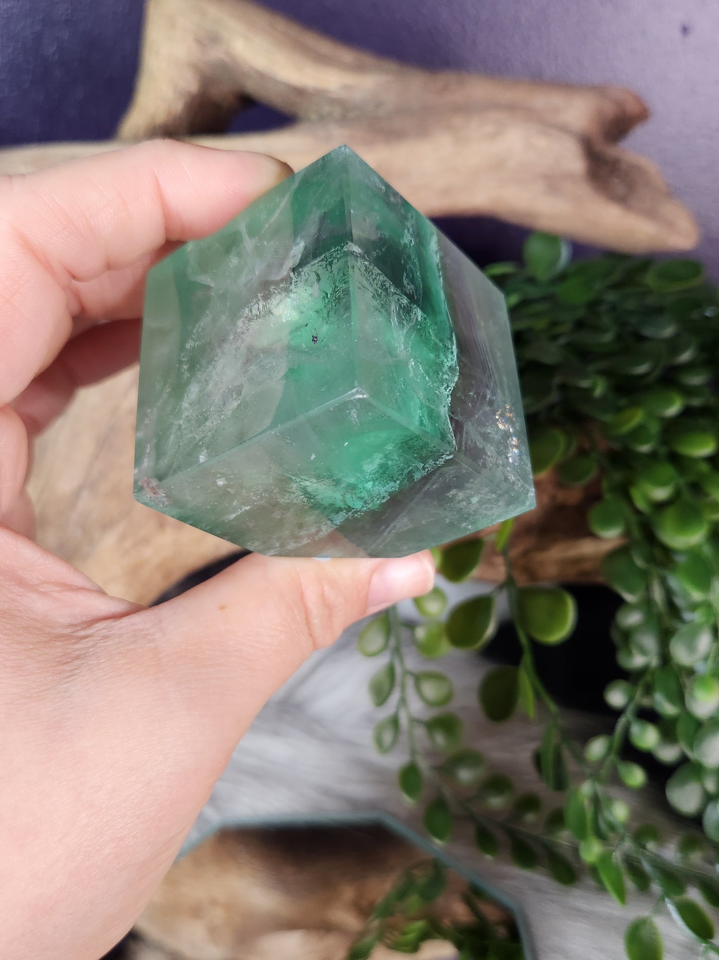 Green Fluorite | Standing Cubes