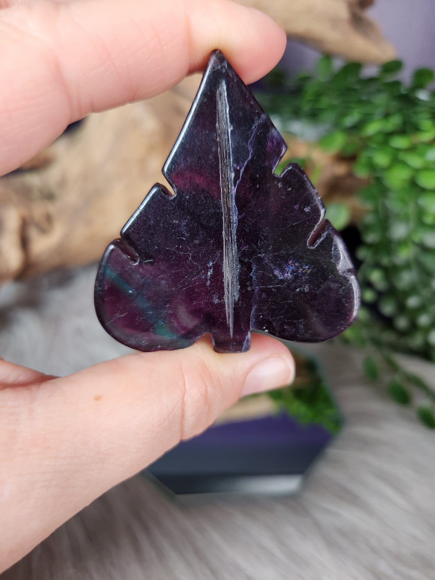 Fluorite | Leaves