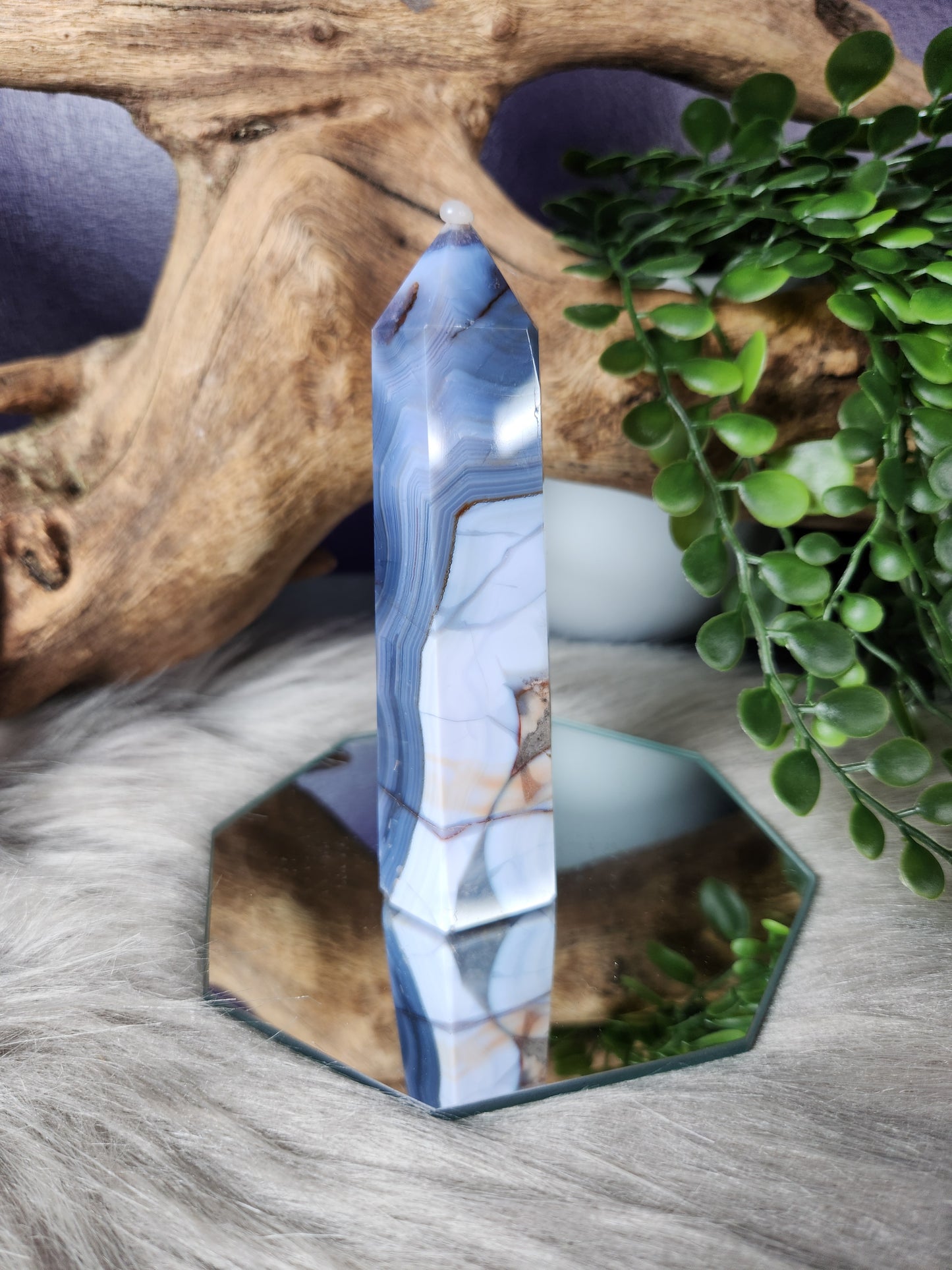 Blue Flower Agate | Towers