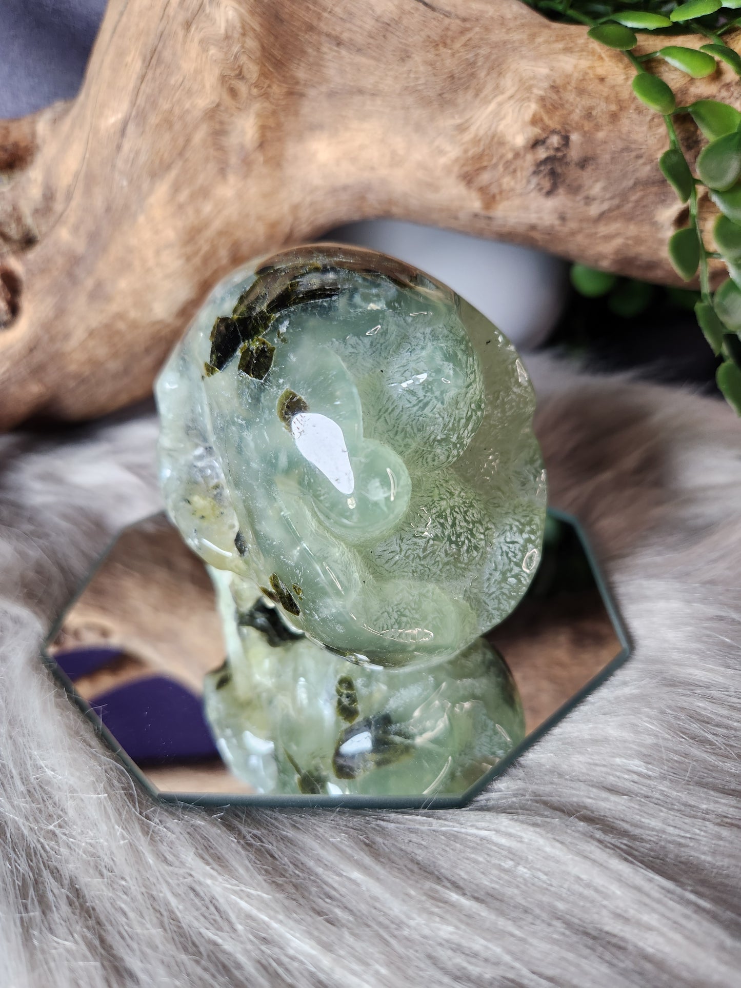 Prehnite w/Epidote | Skulls