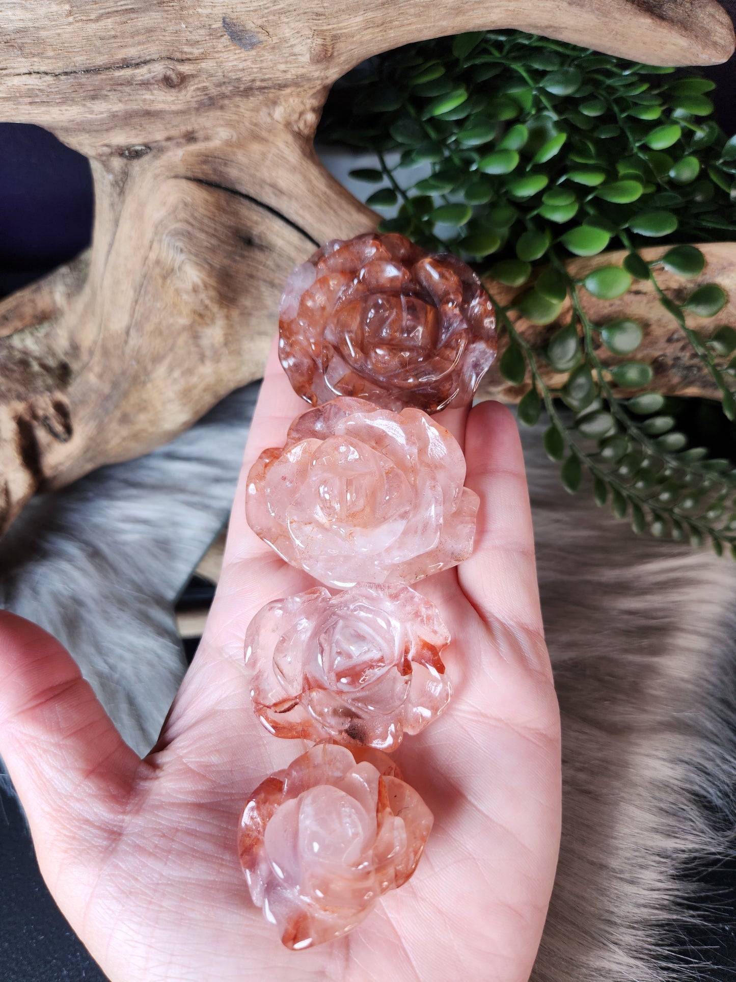 Hematoid "Fire" Quartz | Roses