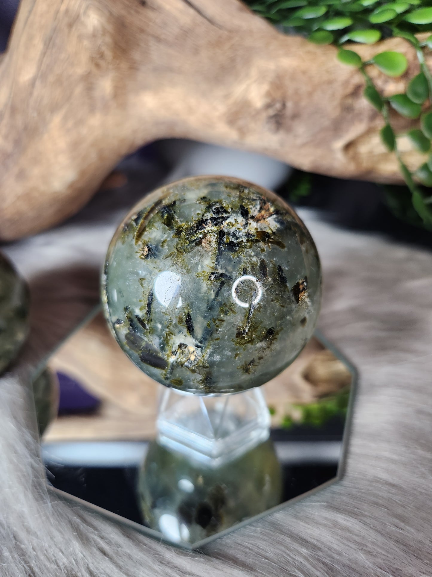 Prehnite w/ Epidote| Spheres
