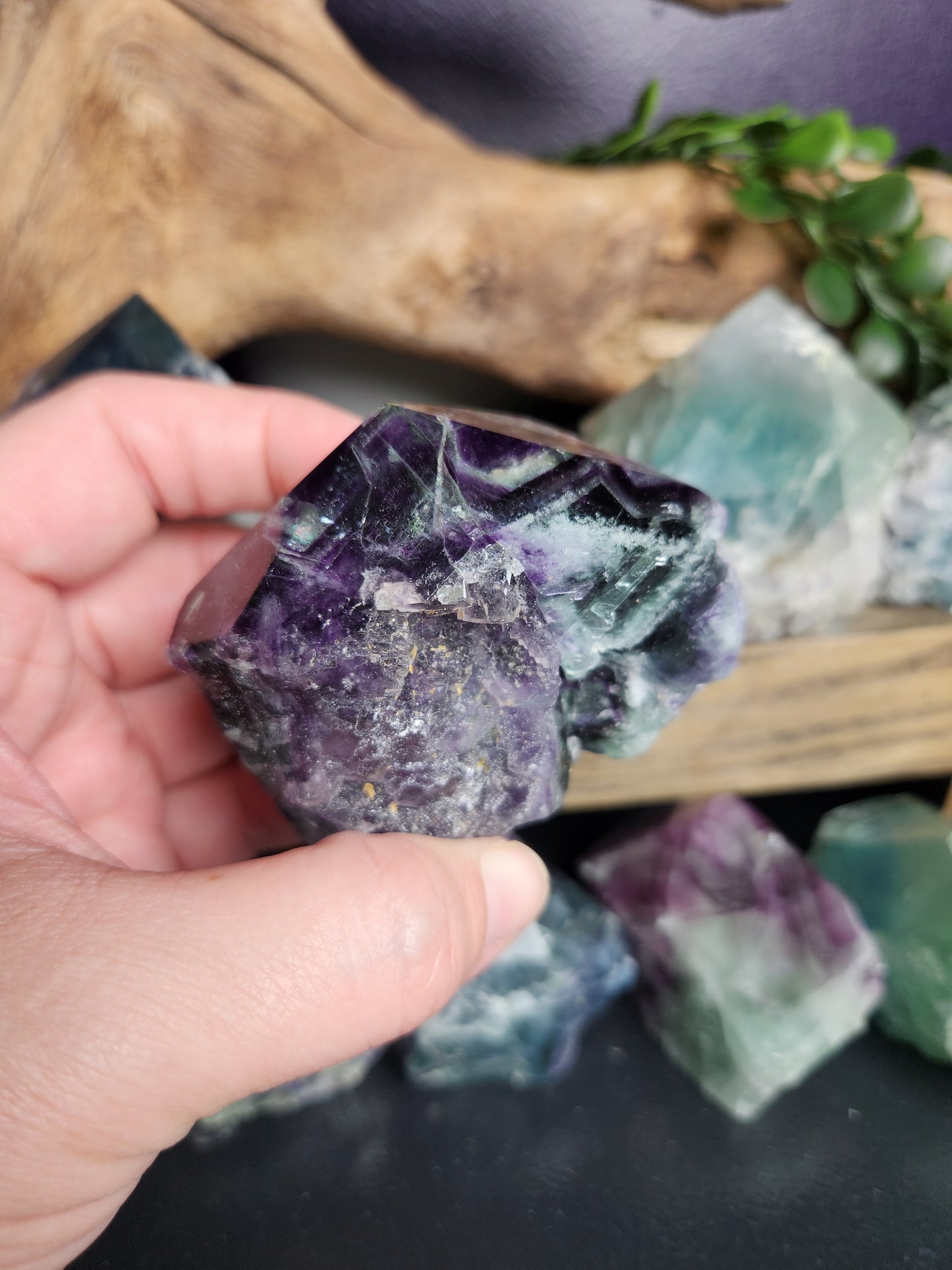 Raw Fluorite Pointed Chunks