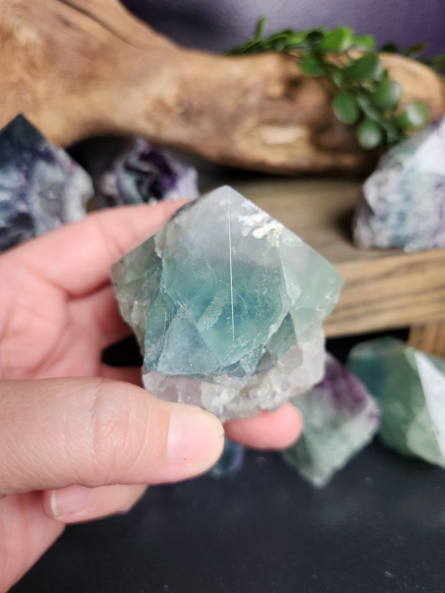 Raw Fluorite Pointed Chunks