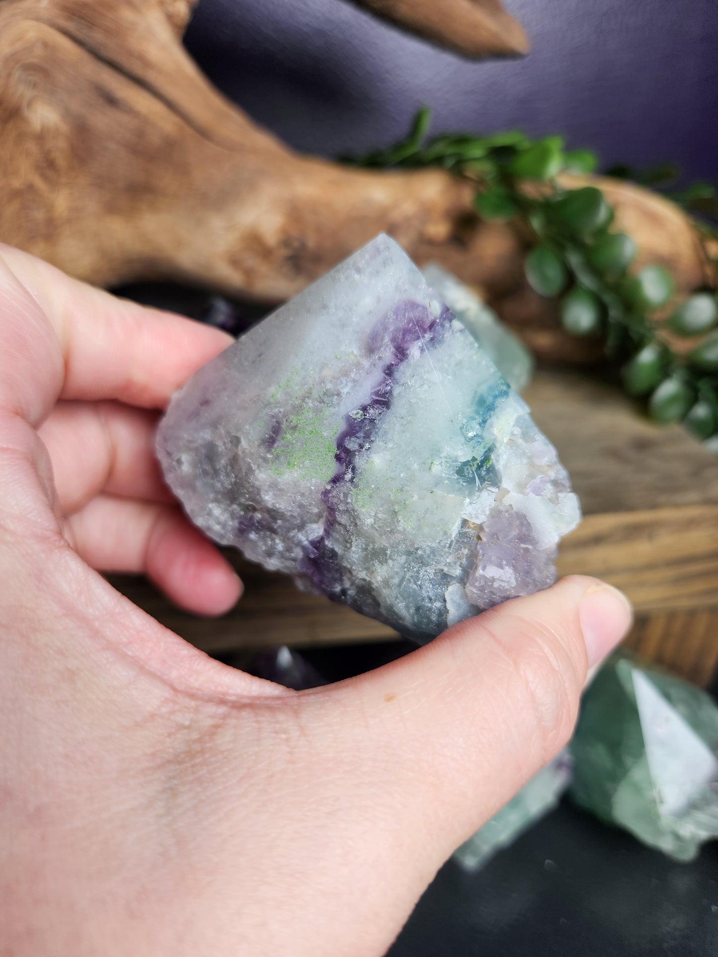 Raw Fluorite Pointed Chunks