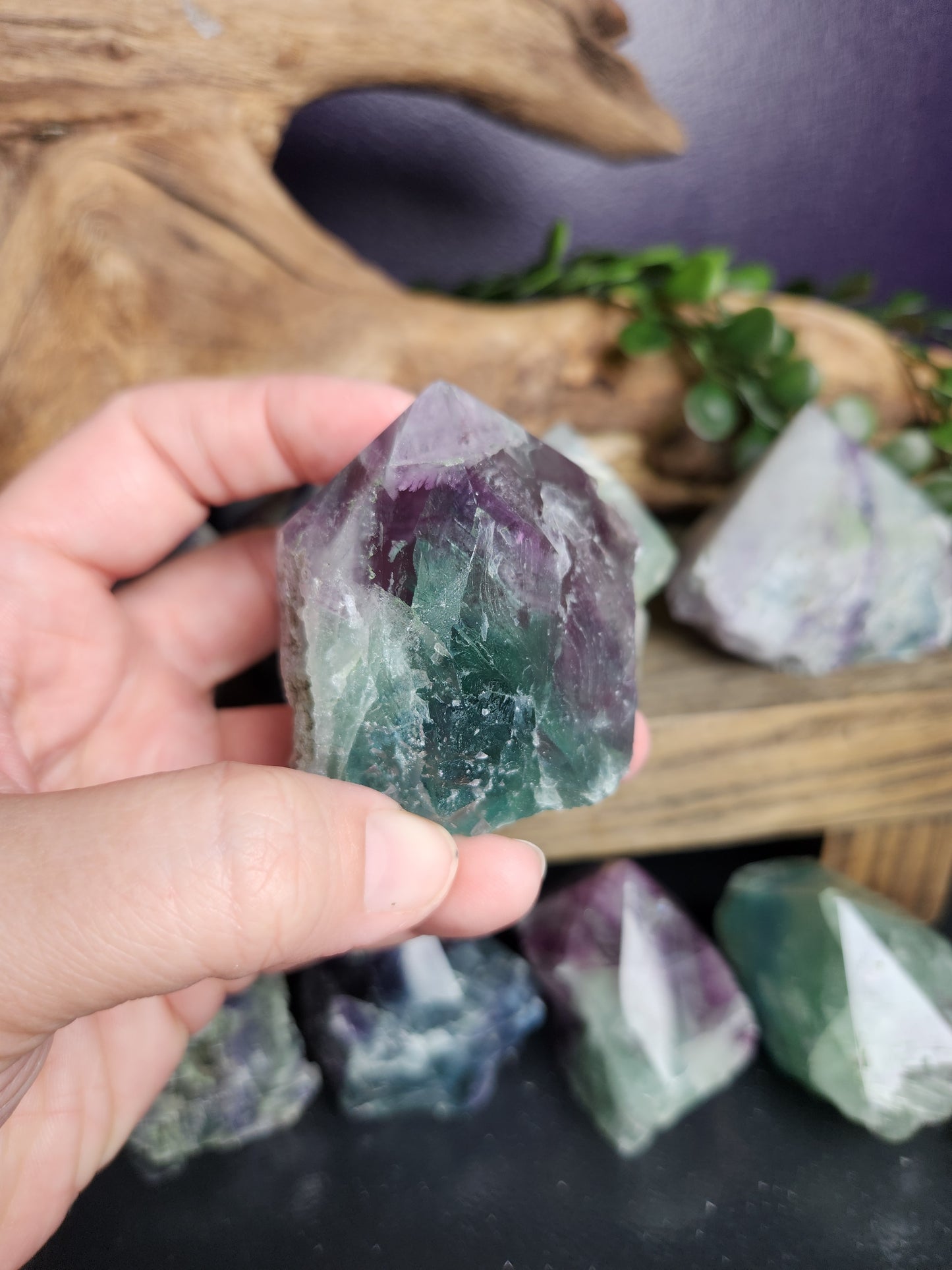Raw Fluorite Pointed Chunks