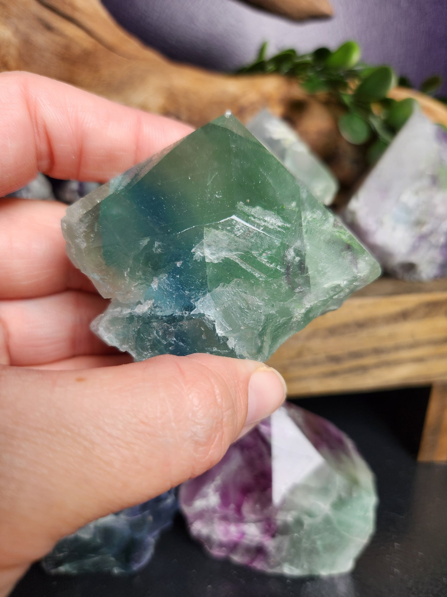 Raw Fluorite Pointed Chunks