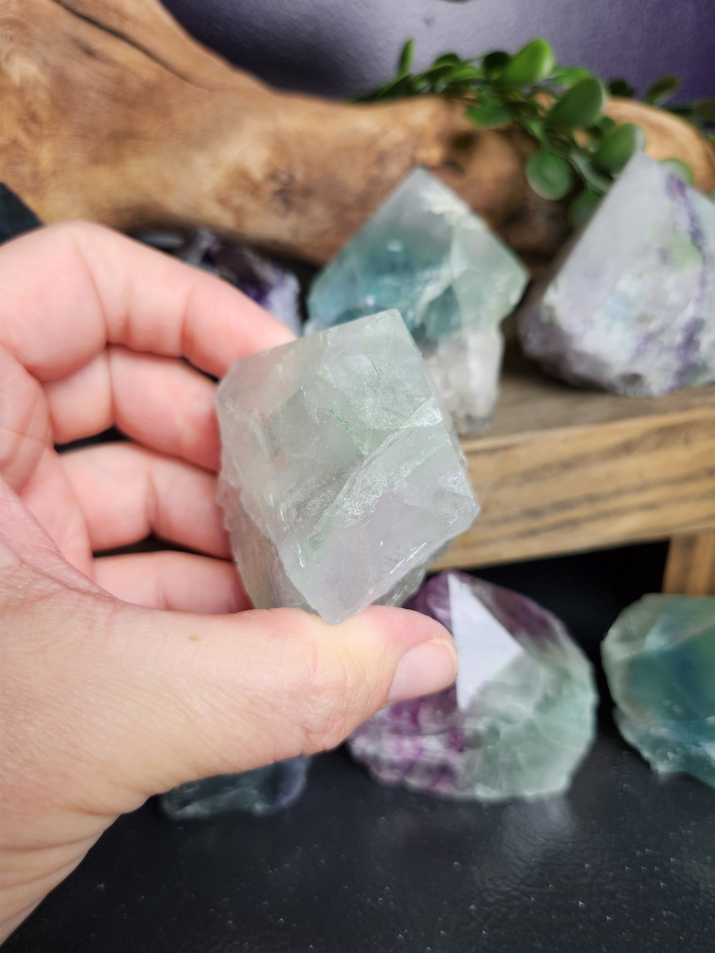 Raw Fluorite Pointed Chunks