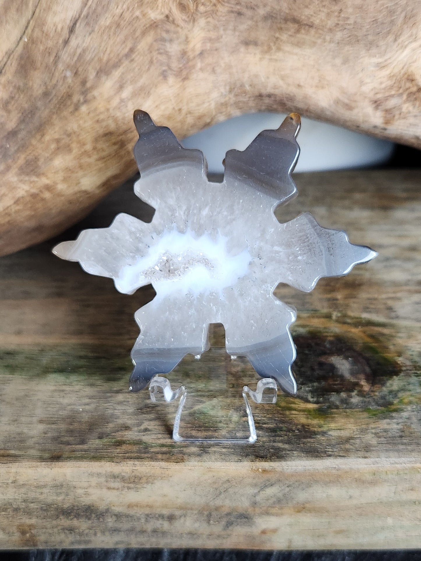 Druzy Agate | Snowflakes