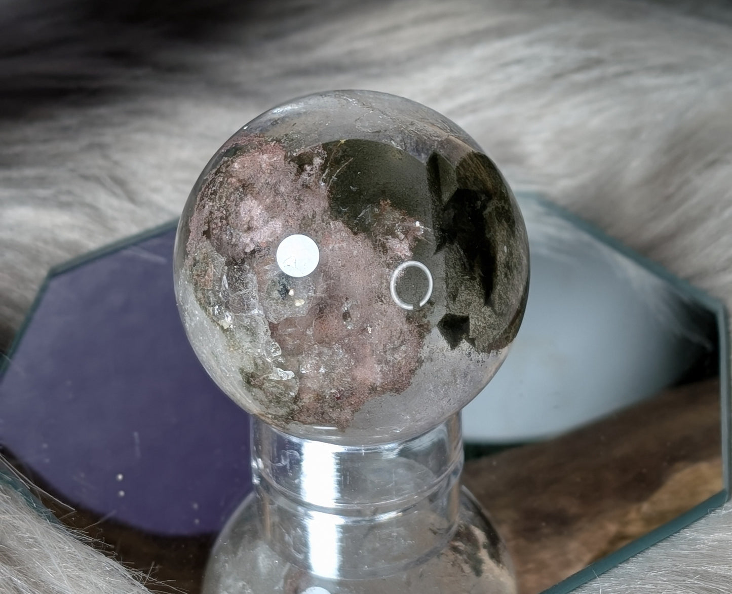 Garden Quartz "Lodolite" | Spheres