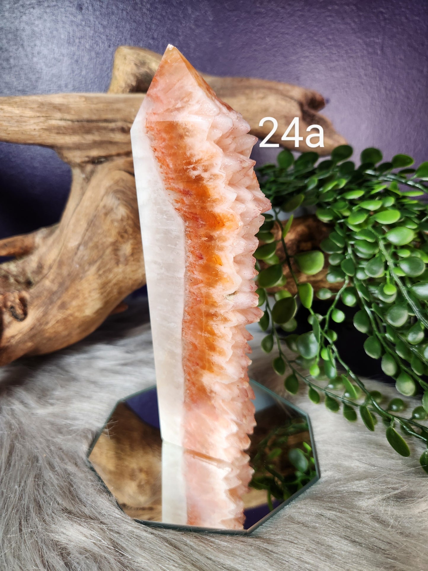 Raw Dog Tooth Orange Calcite | Towers