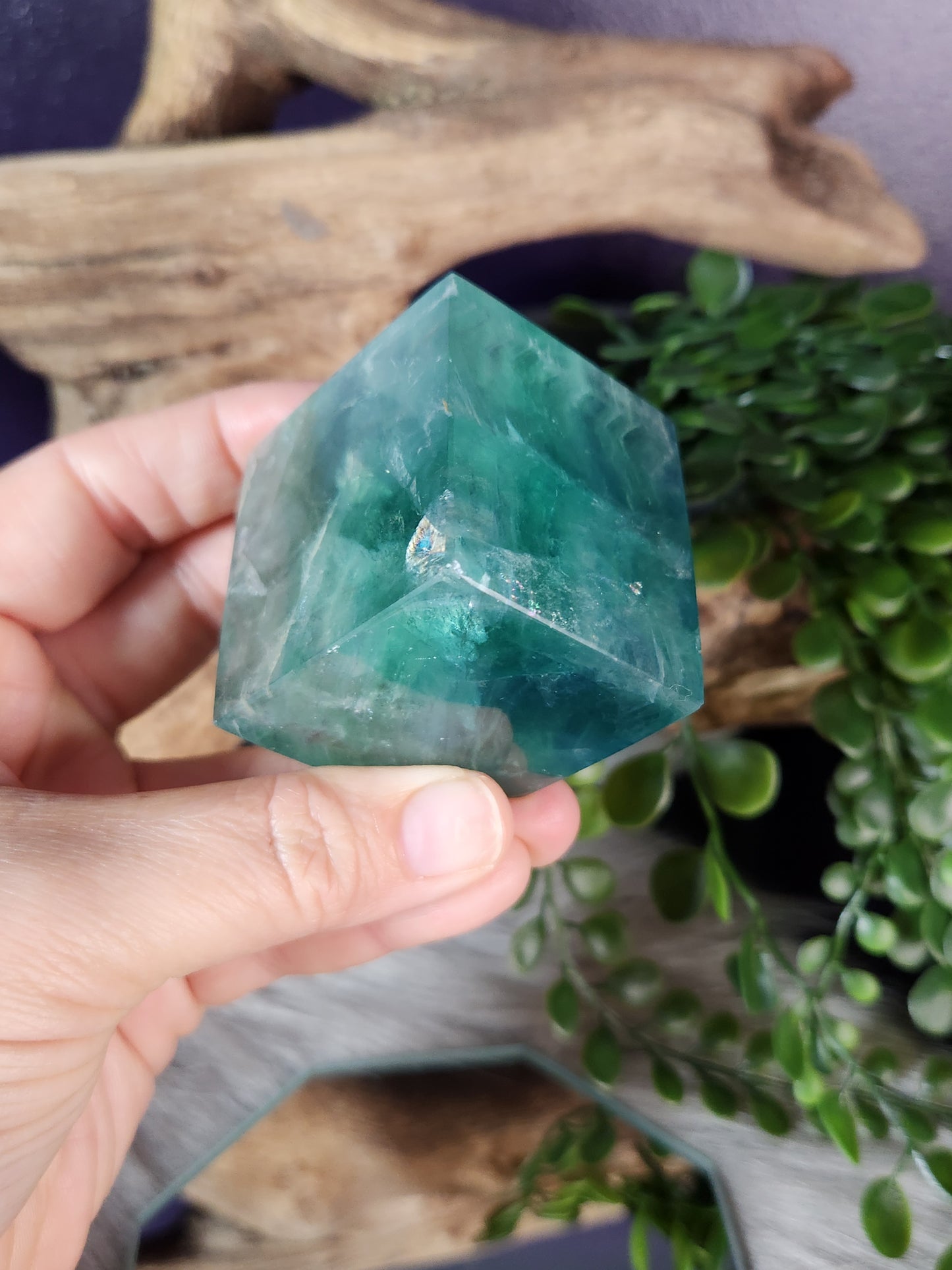 Green Fluorite | Standing Cubes