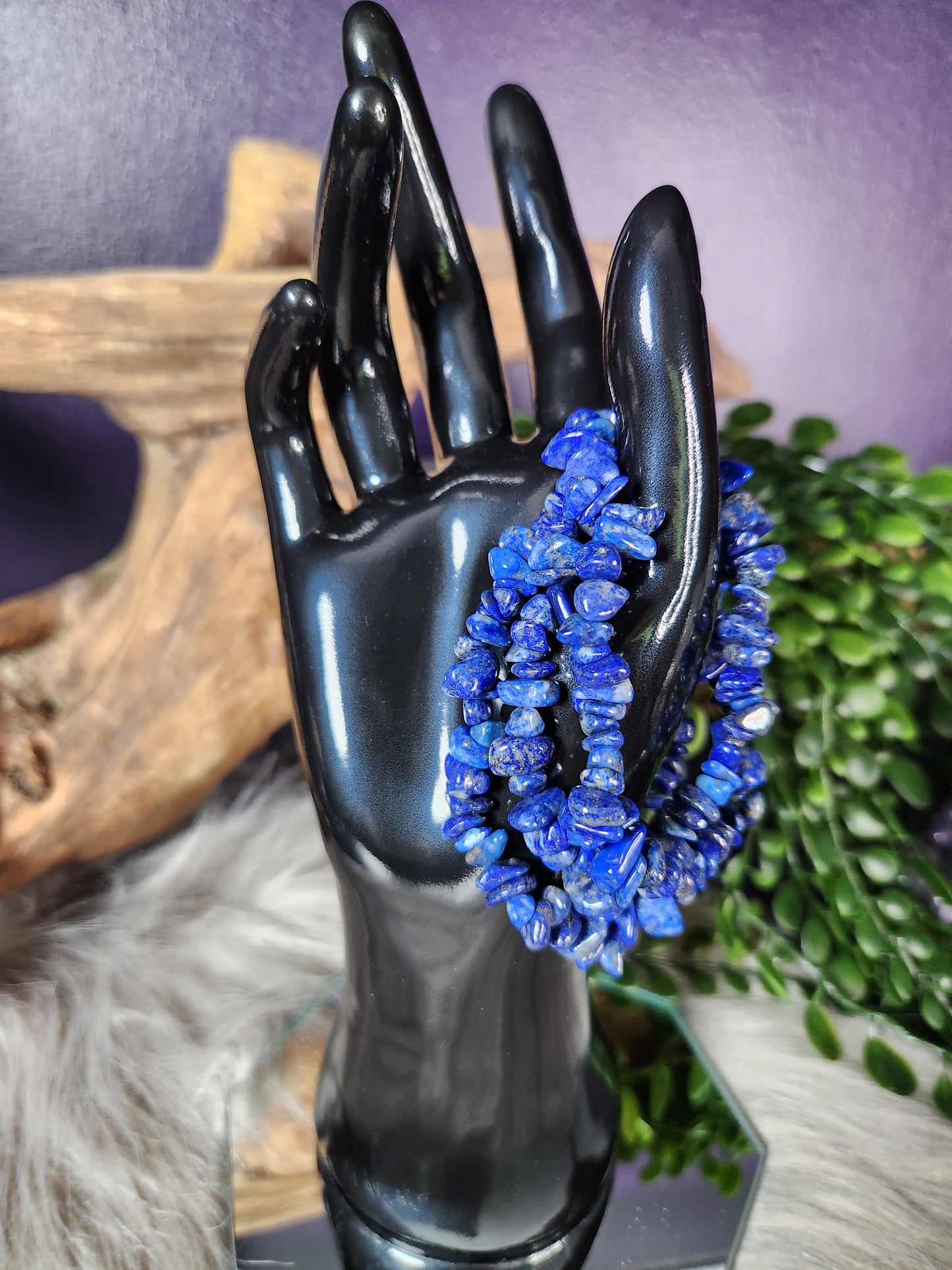Lapis Lazuli Chip Bracelet