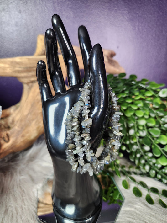 Labradorite Chip Bracelets