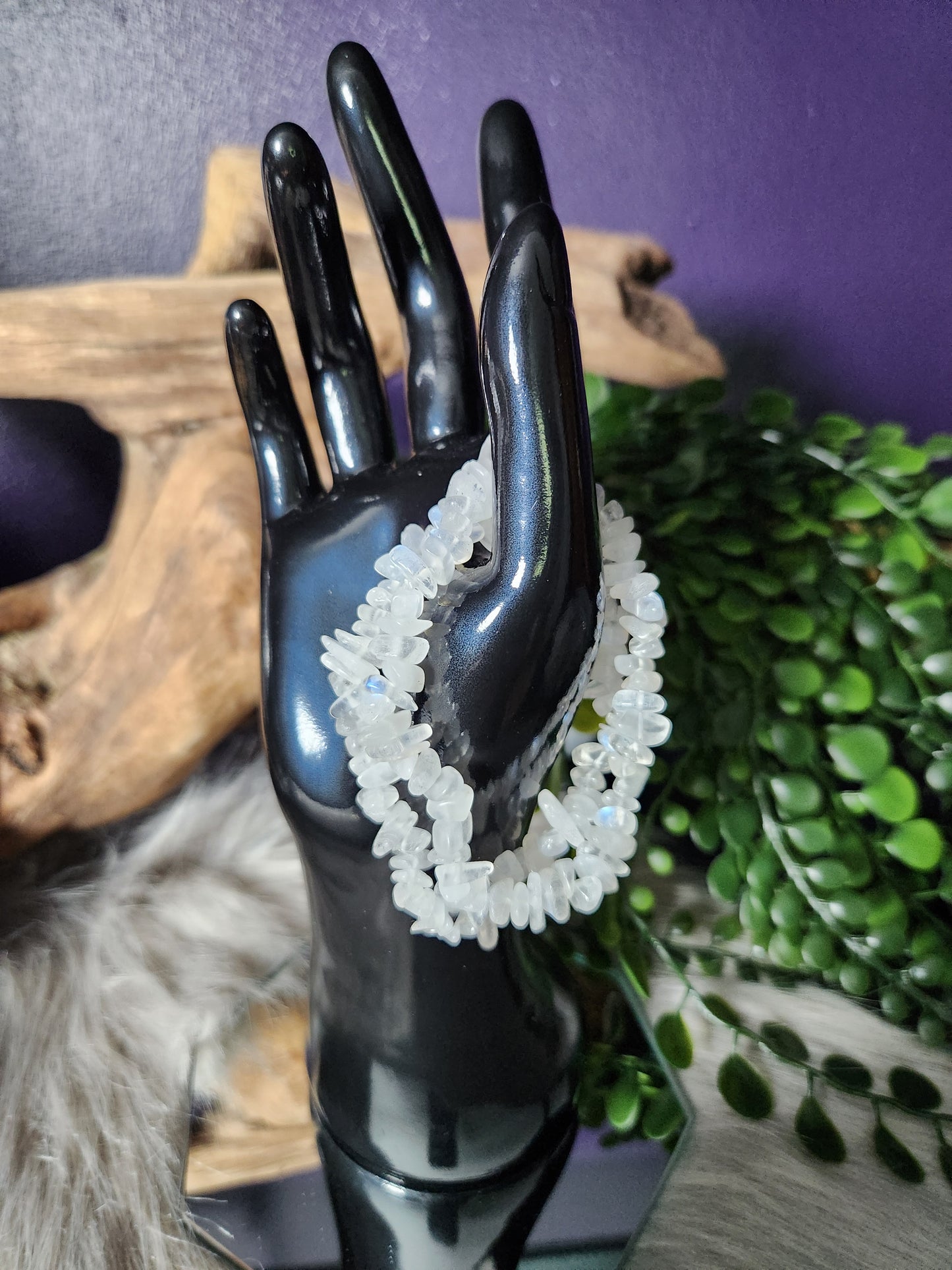 Moonstone Chip Bracelets
