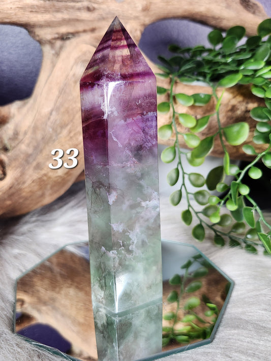 Watermelon Fluorite | Large Towers