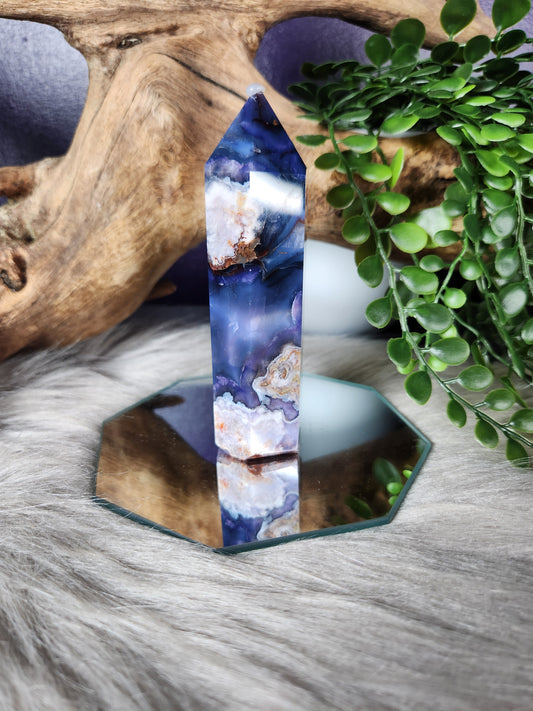 Blue Flower Agate | Towers