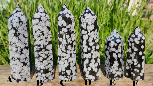Snowflake Obsidian | Towers
