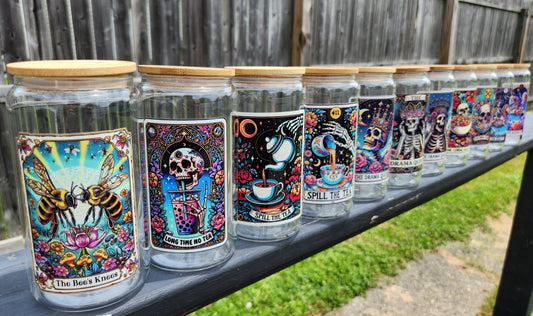 Tarot Inspired Cupz | Borosilicate Glass Tumblers