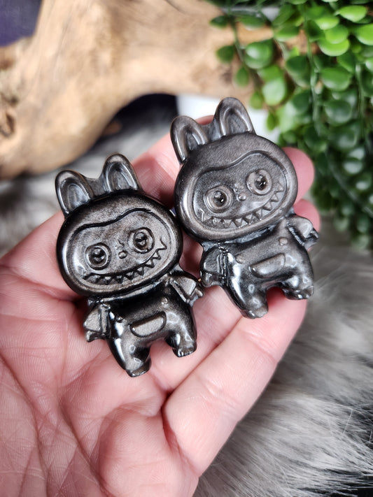 Silver Sheen Obsidian | "Labooboo"