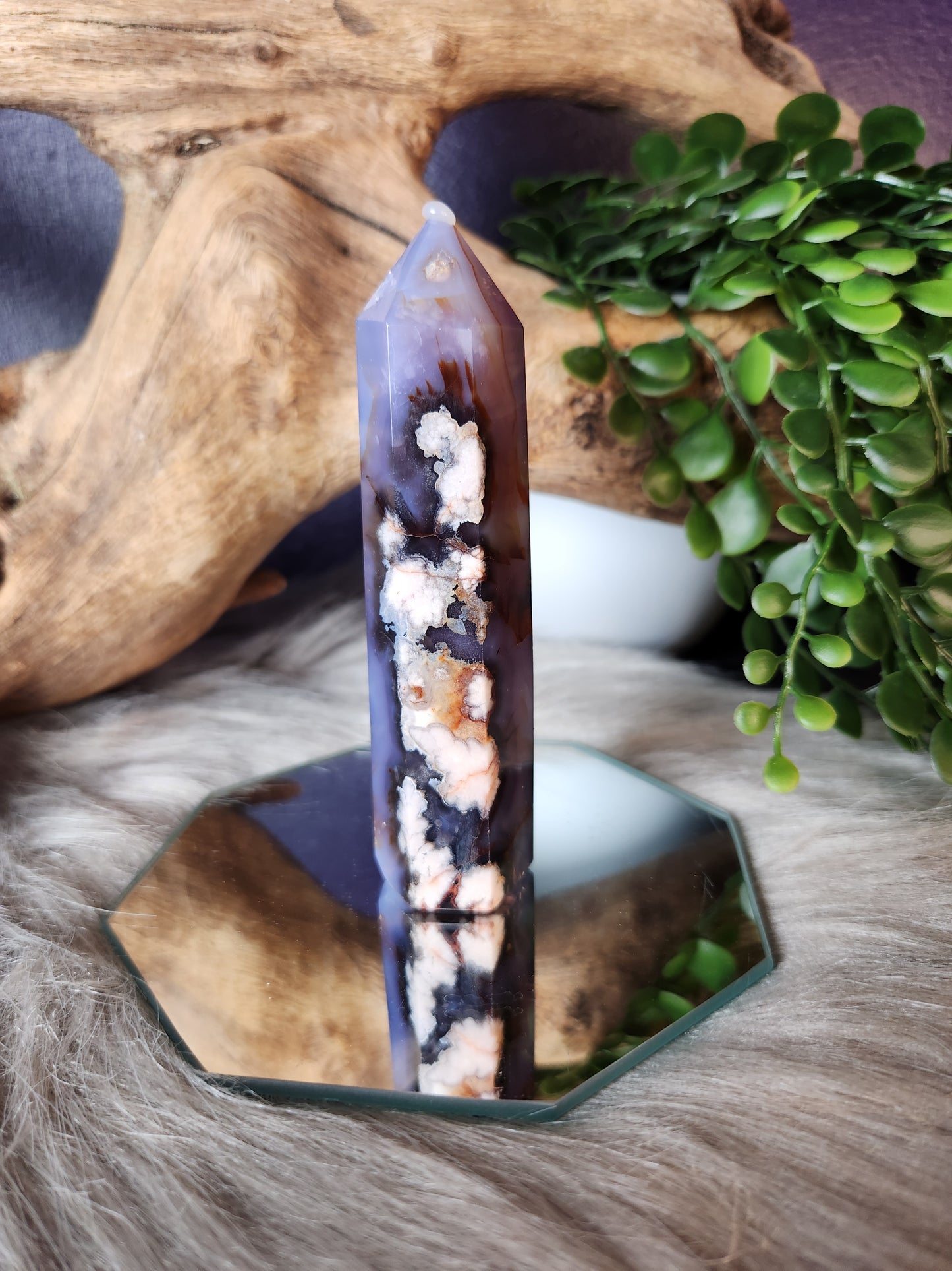 Blue Flower Agate | Towers