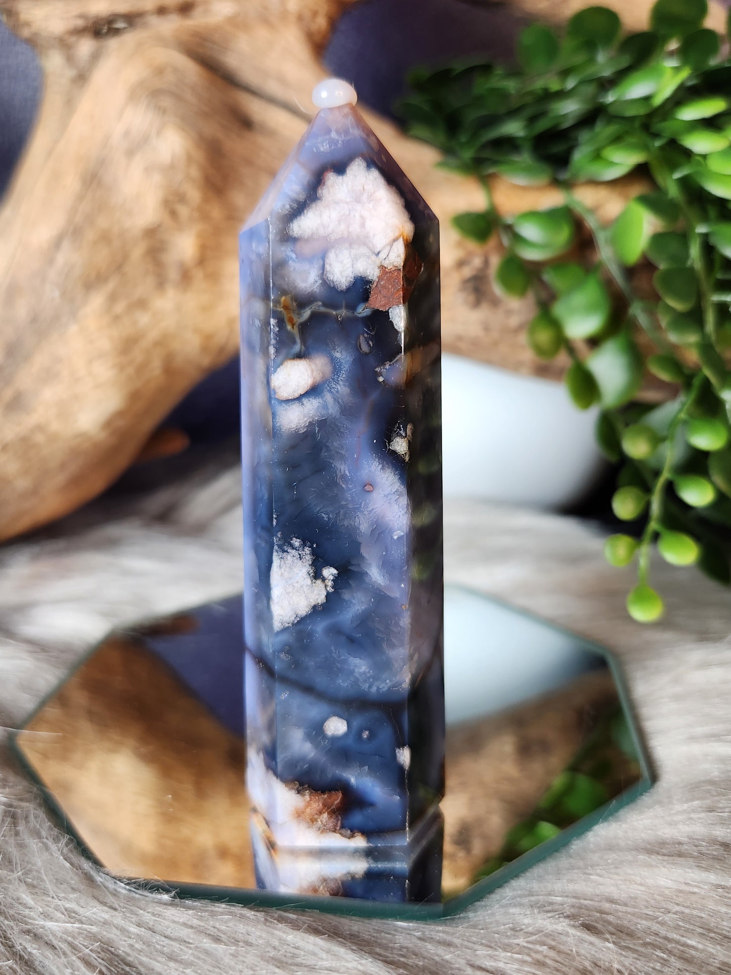 Blue Flower Agate | Towers