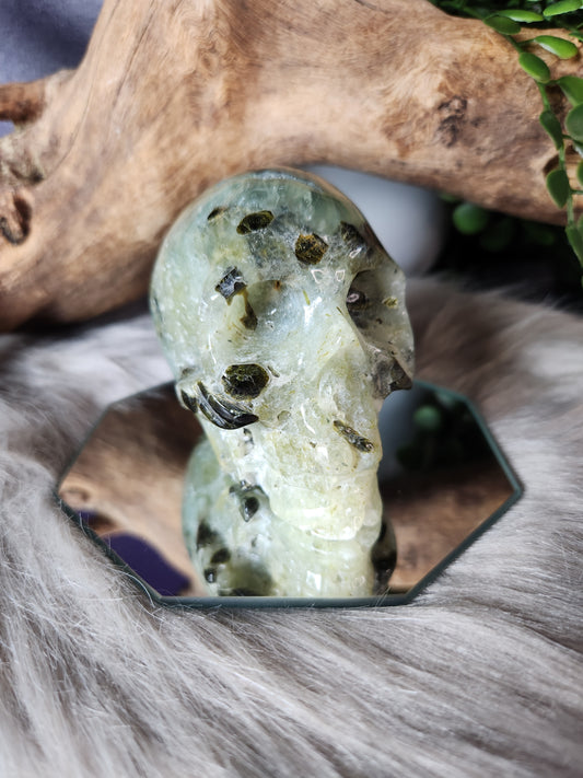 Prehnite w/Epidote | Skulls