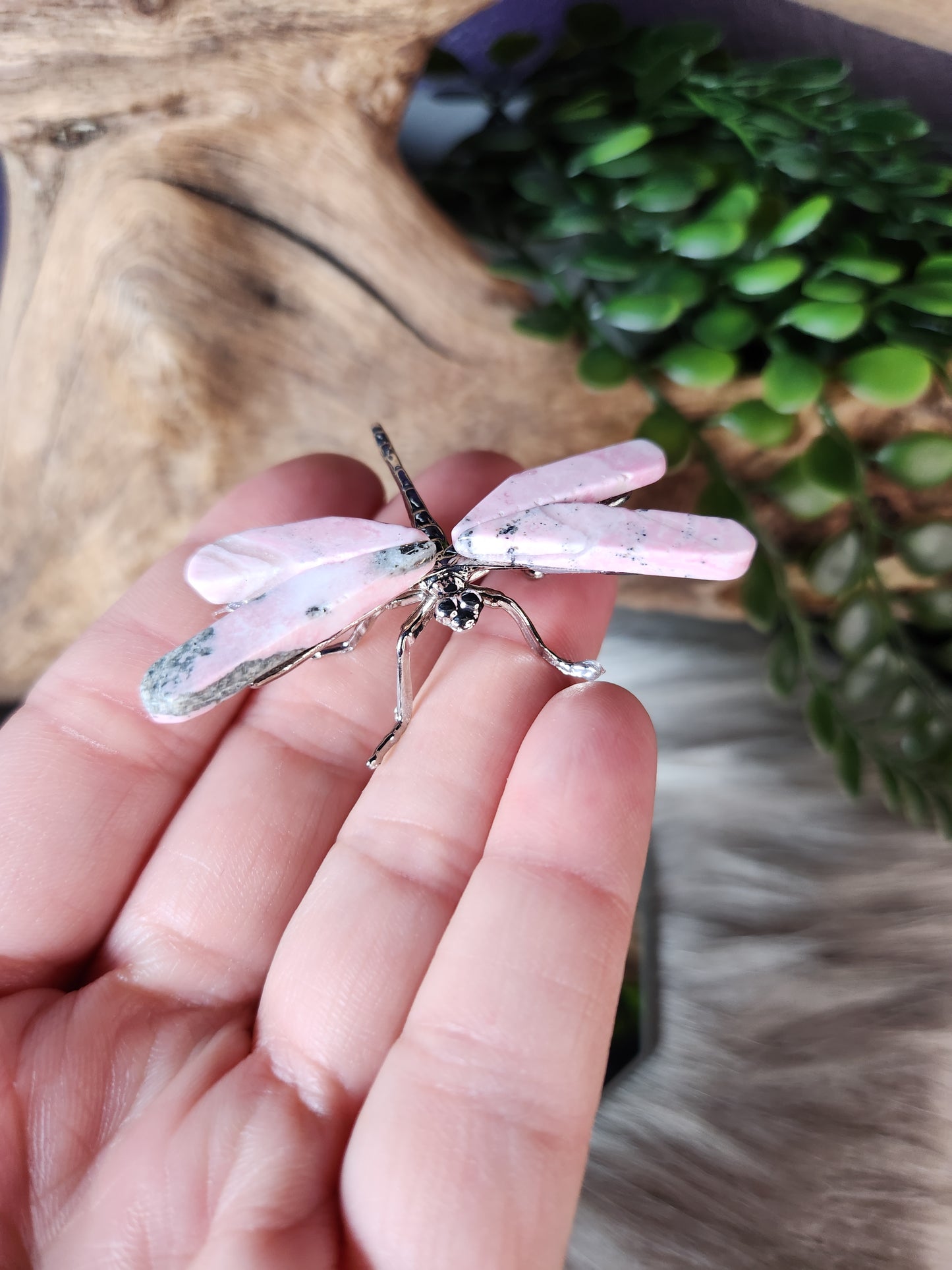 Rhodochrosite | Dragon Flies