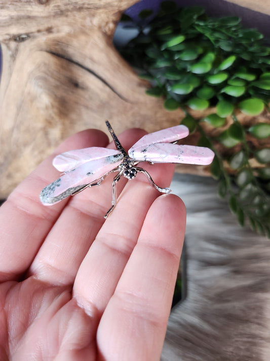 Rhodochrosite | Dragon Flies