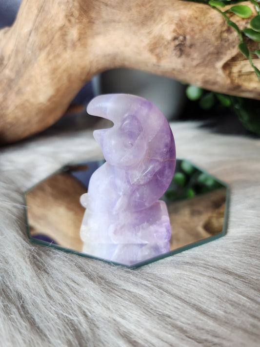 Lunar Love Kitten Carvings