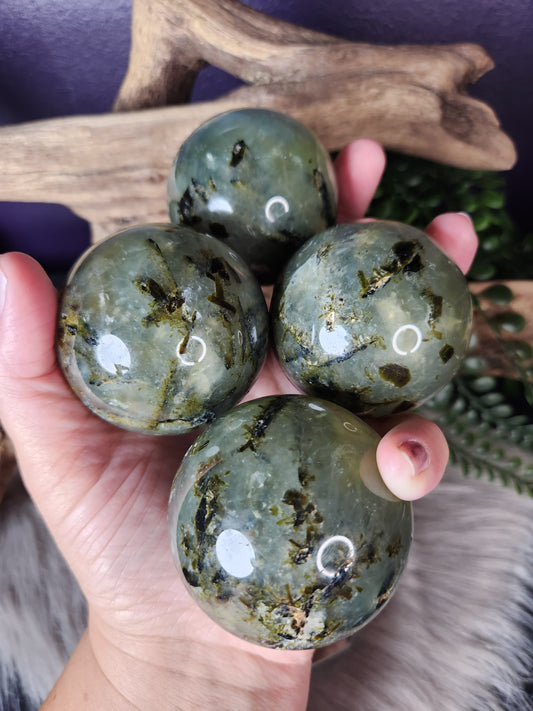 Prehnite w/ Epidote| Spheres