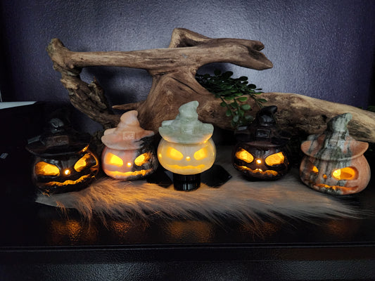 Mixed Stone\Feldspar | Jack-O-Lanterns