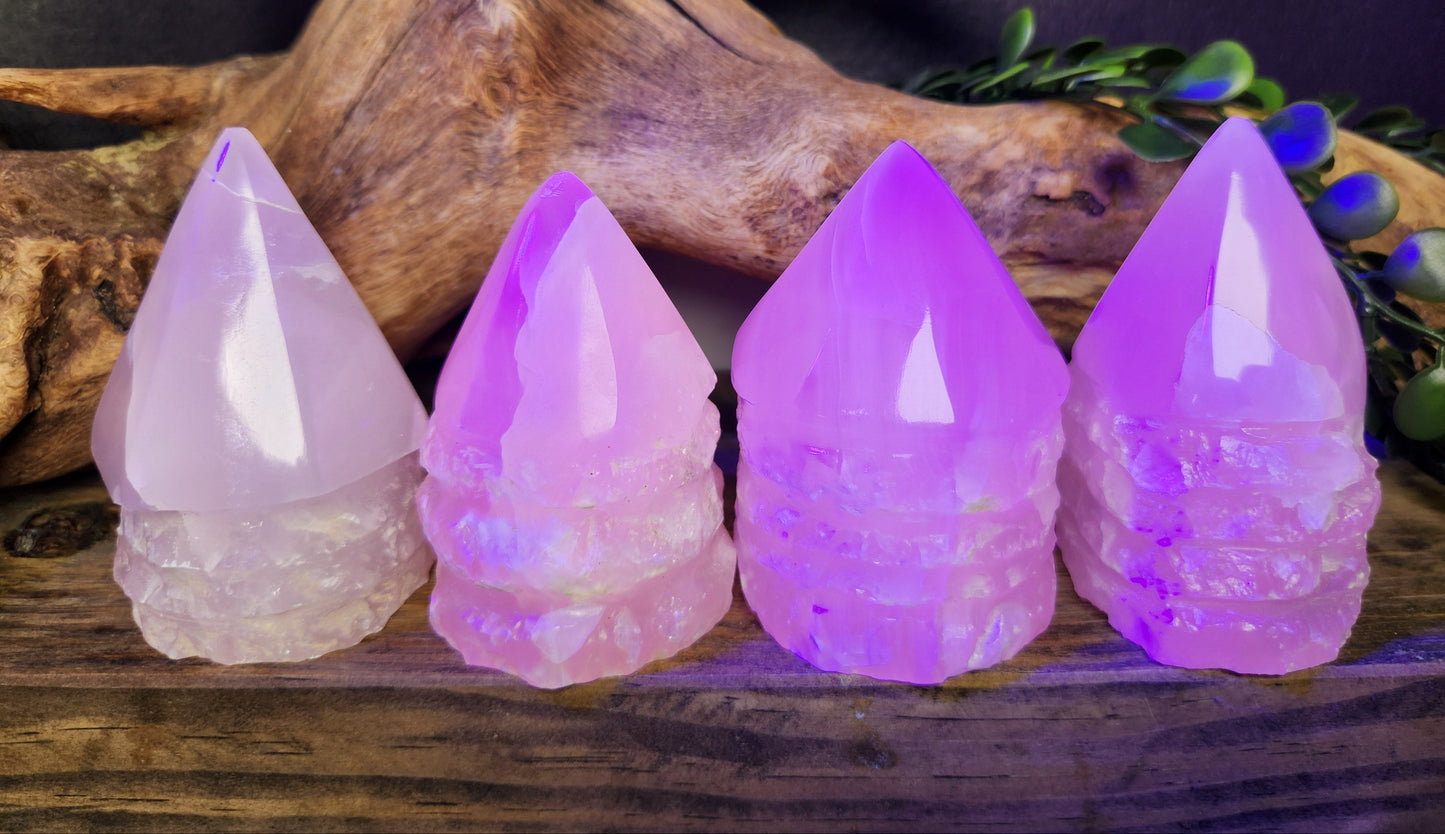 Pink Calcite Points