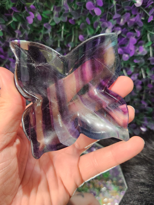 Fluorite Butterfly Dish