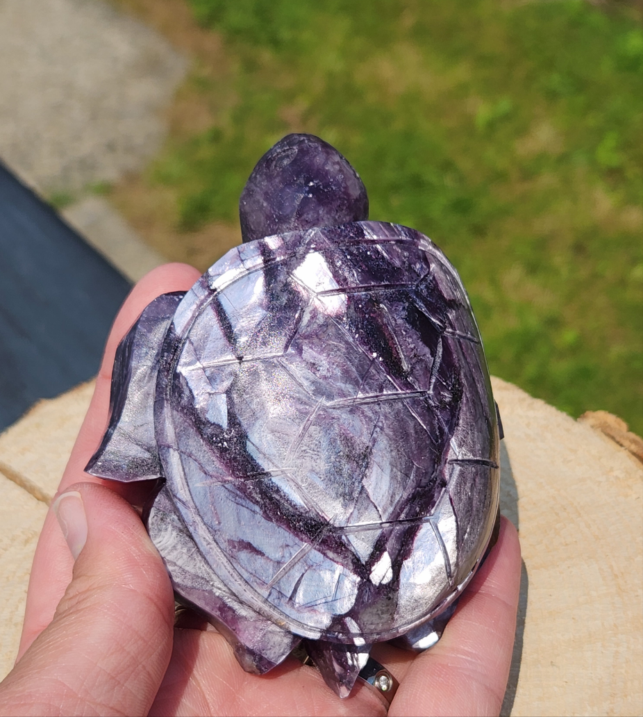 Gem Lepidolite | Large Turtles