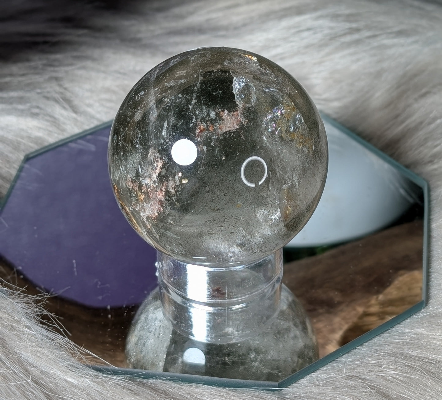 Garden Quartz "Lodolite" | Spheres